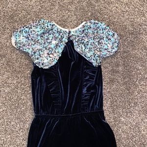 Girls Jumpsuit with Matching Cape